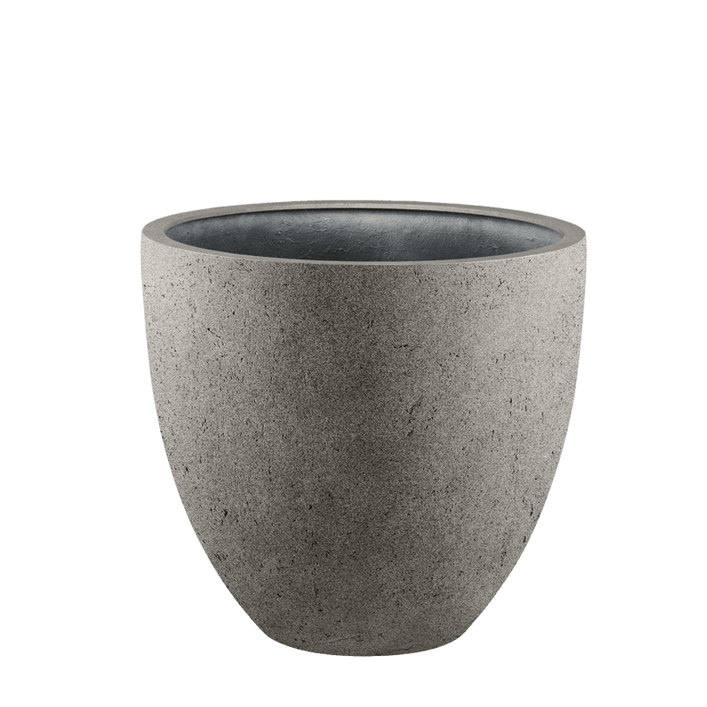 Grigio Egg Pot - Natural Concrete.png