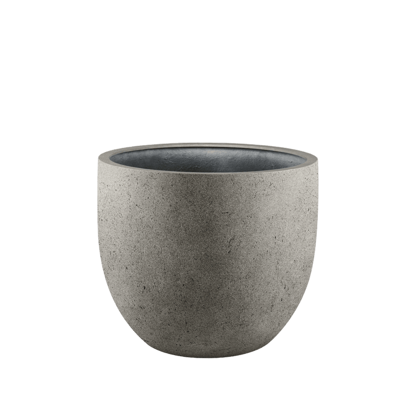 Grigio New Egg Pot - Natural Concrete.png